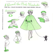 PATRON ACCESSOIRES  CREATIONS SAC / CHAPEAU / GANTS / CAPE VINTAGE 1960   BARBIE