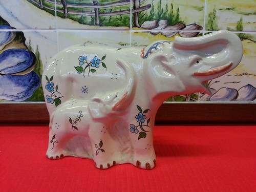 Eléphant son bébé décor - eléphant,