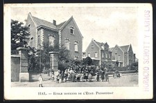 CPA Hal, Ecole moyenne de l´etat, pensionnat 