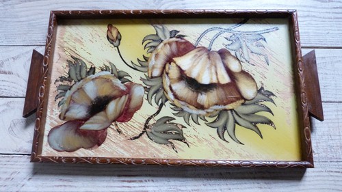 Ancien plateau art déco - plateau,