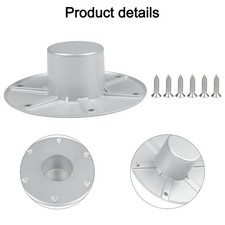 Pied de table en aluminium 5 91 pouces pour installation directe RV et bateau