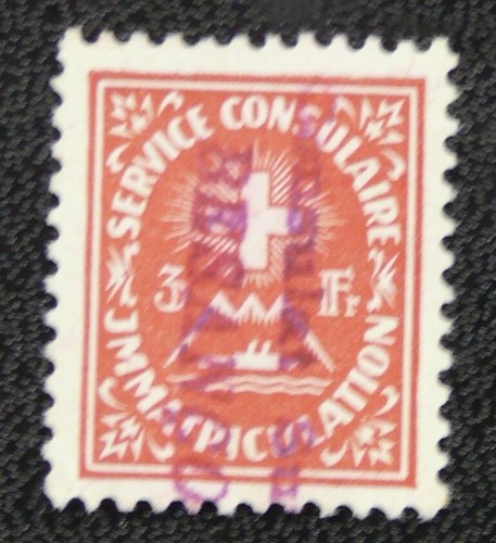 Timbre suisse vignette 3 - timbre, :
