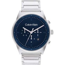 Montre Homme CK CALVIN KLEIN TIMELESS 25200293 Multifonction Acier Bleu
