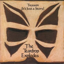 Teardrop Explodes Treason 7" vinyl UK Mercury 1981 silver injection label design