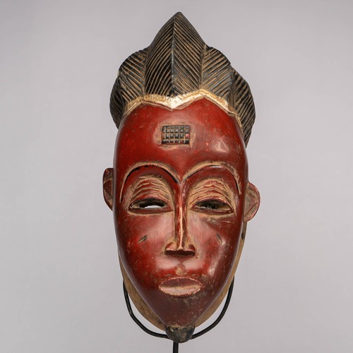 0963 masque baoule avec socle - 0963,