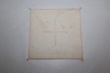 Pale Prêtre Calice Art Sacré Broderie  XIX ème Antique French Liturgique (d)