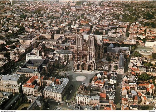 Carte postale reims - -,