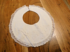 Linge ancien Bavoir en  coton