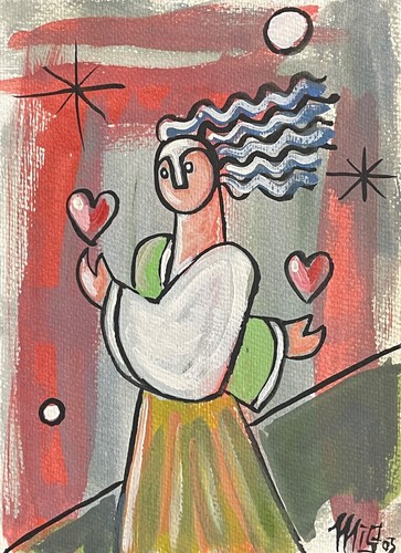 Art naif brut outsider - , amour