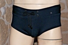 Slip de bain noir taille L