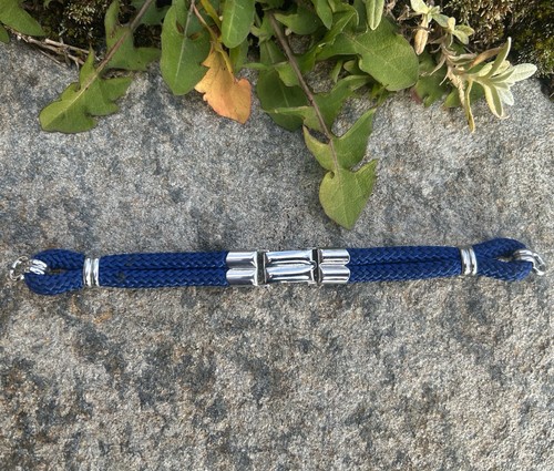 Bracelet montre tissu - tissu, bleu