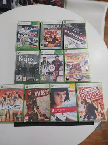 Lot jeux microsoft - de, 10