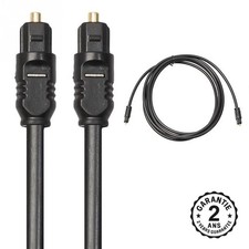 Câble Audio Prise Toslink Optique S/PDIF Numérique Plaqué Or 1m 2m 3m 5m Qualité