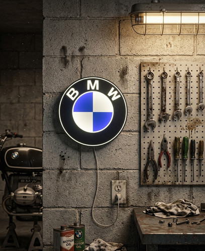 Enseigne bmw lumineuse - bmw,
