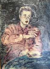 « Sauvez L’eau » Huile Peinture Signée de Frederic Branka Peintre Coté Akoun