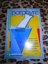 Revue Porphyre, préparateur