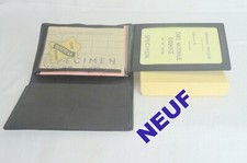 PORTE-FEUILLES  CUIR NOIR **madras**  NEUF