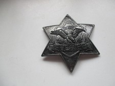 Etoile ,broche de shériff métal DEGM
