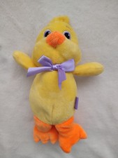 doudou peluche canard jaune