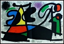 Joan MIRO : Composition abstraite II, Lithographie 1970