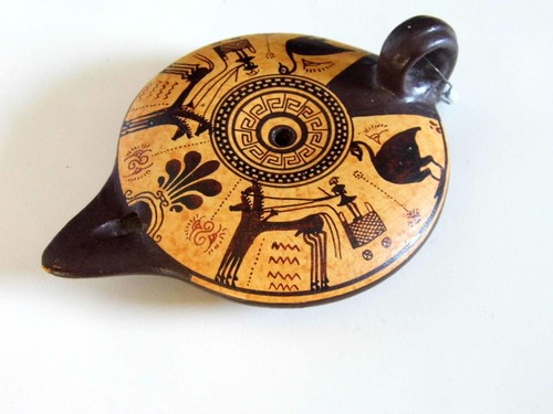 Lampe huile grecque - a,