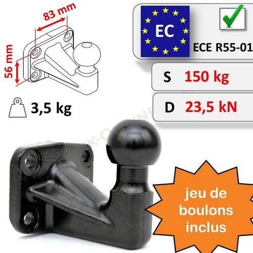 Boule attelage rotule - d'attelage,