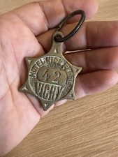 Ancien porte-clé d’hôtel en bronze Hôtel NICE FLORE VICHY