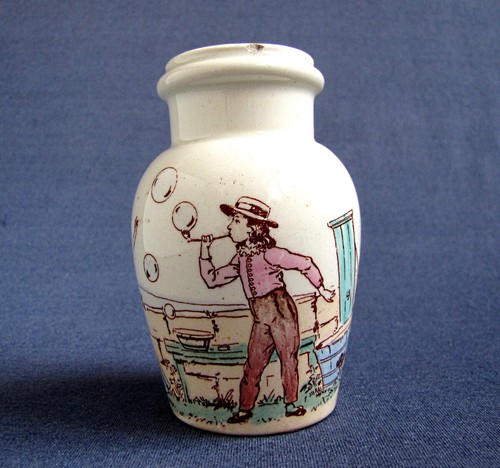 Ancien pot moutarde bulles - ancien,