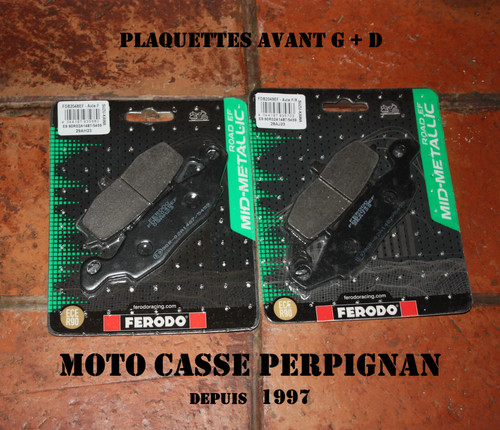 Plaquette frein d - plaquette, av