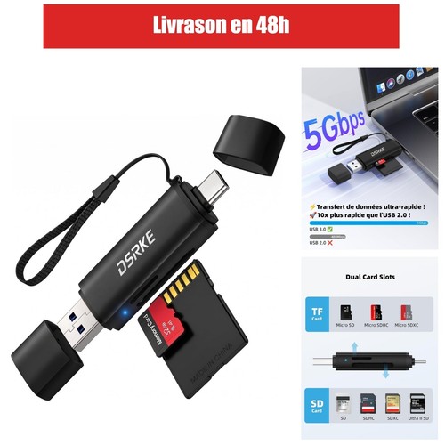 Lecteur carte usb - de,