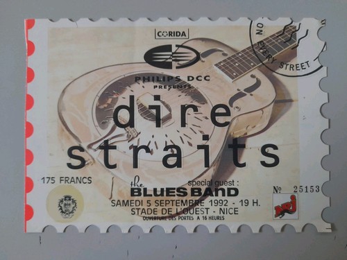 Dire straits live ticket - ticket, de
