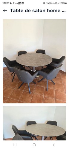 Table ronde salle manger - table,