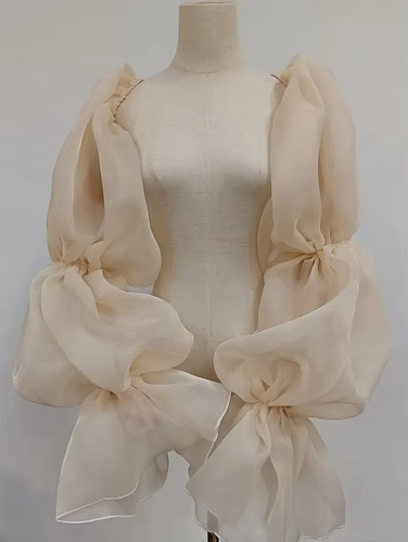 Gants mariée organza - gants,