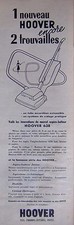 PUBLICITÉ HOOVER 638 ASPIRO-BATTEUR ASPIRATEUR CYCLOTRONIQUE CIREUSE ÉLECTRIQUE