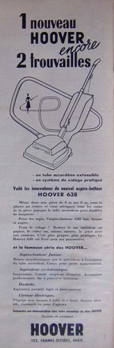 Publicité hoover 638 - hoover,