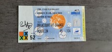 BILLET  FOOT  / FRANCE  98 / MATCH EQUIPE DE FRANCE  / SIGNE  PAR R. KOPA No  52