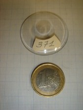 ANCIEN VERRE AVEC PLAT POUR MONTRE COQ DE DIAMETRE 37,1 MM N°371 EN L'ETAT VOIR*