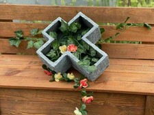 Jardinière croix funéraire