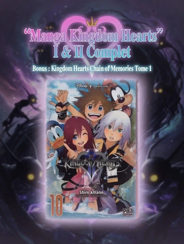 Lot manga kingdom hearts - kingdom,