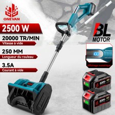 Souffleuse à Neige Électrique 2500W Fraise à Neige sans Fil pour batterie Makita