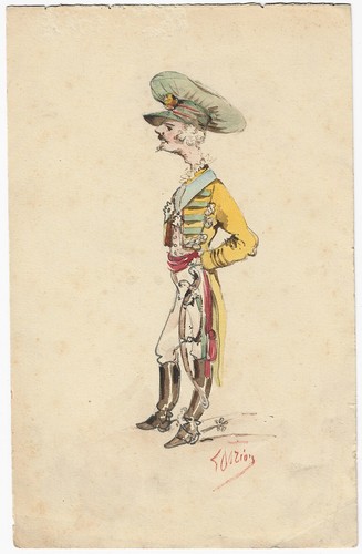 Dessin aquarelle 19e siècle
