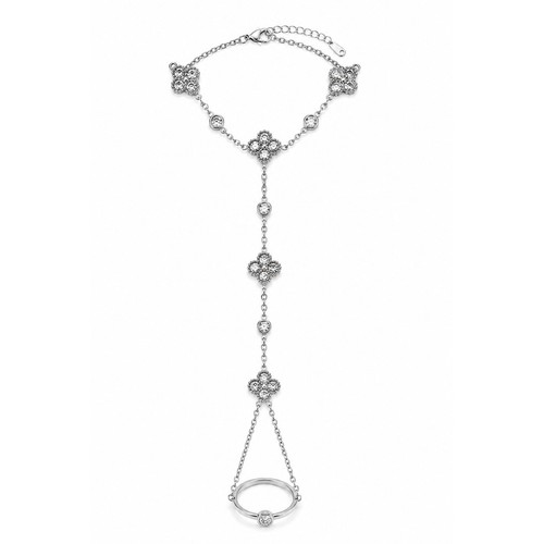 Chaine main bijoux acier - de,