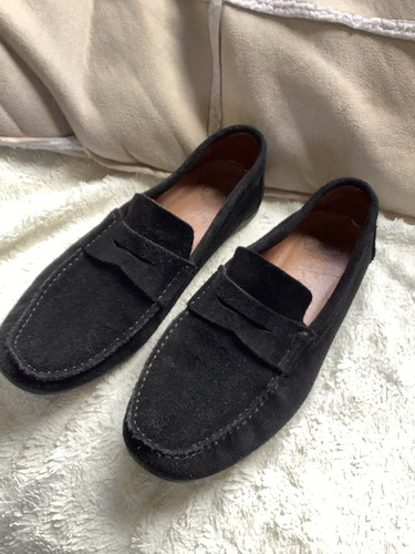 Mocassins bateaux nubuck noir - bateaux,