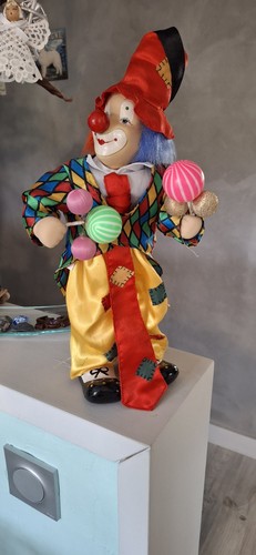 Clown automate musical avec - clown,