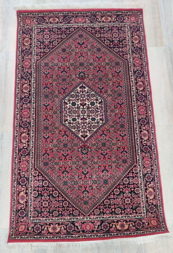 Tapis vintage noué - à, main