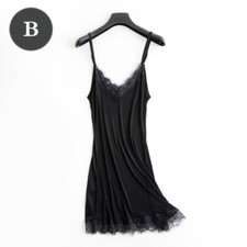 Femme Dentelle Soie Véritable