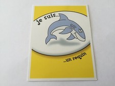 Carte je suis un requin pièce