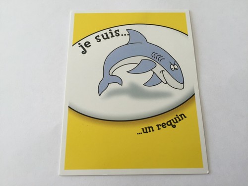 Carte suis requin pièce - carte, je