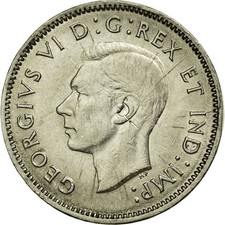 Monnaie, Canada, George VI, 5