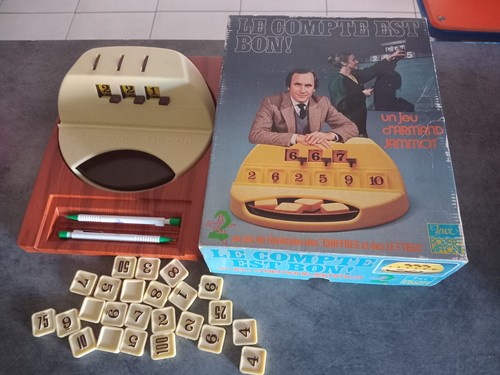 Jeu société compte - compte, est